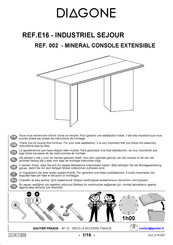 Gautier DIAGONE 002 Instrucciones De Montaje