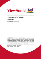 ViewSonic VS17752 Guia Del Usuario