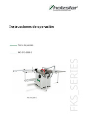 holzstar 5900317 Instrucciones De Operación