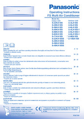 Panasonic S-22KA1E5S Instrucciones De Operación