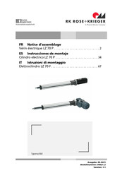 RK Rose+Krieger LZ 70 P Instrucciones De Montaje