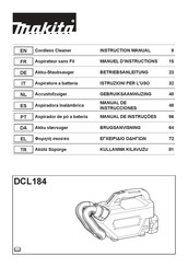 Makita DCL184Z Manual De Instrucciones