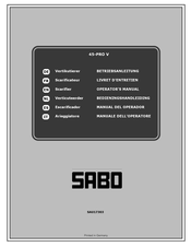 Sabo 45-PRO V Manual Del Operador