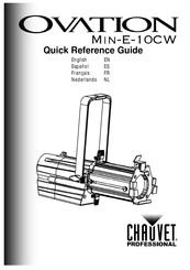 Chauvet Professional OVATION MIN-E-10CWZ Guía De Referencia Rápida