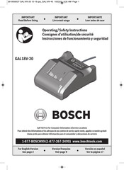 Bosch GSR18V-190B22 Instrucciones De Funcionamiento Y Seguridad