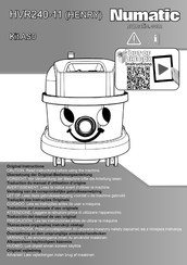 Numatic Henry HVR 240-11 Traducción Del Manual De Uso Original