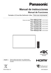 Panasonic TH-55SQ1W Manual De Instrucciones