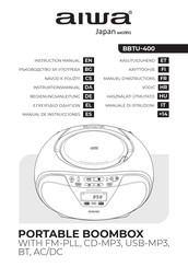 Aiwa BBTU-400 Manual De Instrucciones