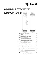 Espa ACUAPRES S Manual De Instrucciones