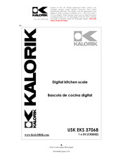 Kalorik USK EKS 37068 Instrucciones De Operación