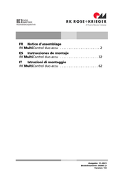 RK Rose+Krieger RK MultiControl Instrucciones De Montaje