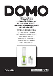 Domo MY BLENDER FAMILY Manual De Instrucciones