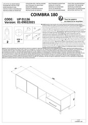 Forma Ideale COIMBRA 180 Instrucciones De Montaje