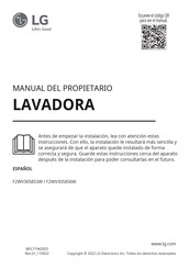 LG F2WV3058S6W Manual Del Propietário