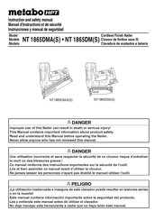 Metabo NT1865DMA Instrucciones Y Manual De Seguridad