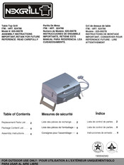 Nexgrill 820-0007B Instrucciones De Ensamble