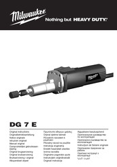 AEG DG 7 E Manual Original