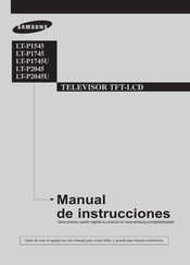 Samsung LT-P2045U Manual De Instrucciones