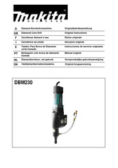 Makita DBM230 Instrucciones De Servicio Originales