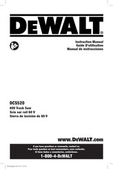 DeWalt DCS520B Manual De Instrucciones