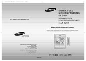 Samsung MAX-DJ740 Manual De Instrucciones