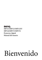 BenQ MP515 Manual Del Usuario