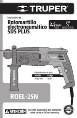 Truper ROEL-25N Instructivo