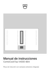 V-ZUG CombiCookTop V4000 I804 Manual De Instrucciones