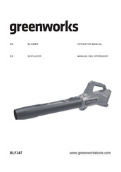 GreenWorks BLF347 Manual Del Operador