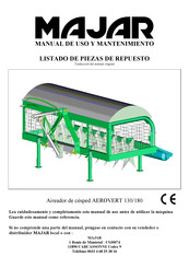 MAJAR AEROVERT130N Manual De Uso Y Mantenimiento