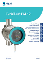 SIGRIST-PHOTOMETER TurBiScat PM 40 Guía Rápida De Instalación