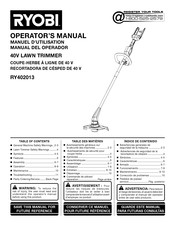 Ryobi RY402013 Manual Del Operador