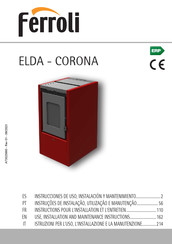 Ferroli ELDA Serie Instrucciones De Uso, Instalación Y Mantenimiento