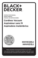 Black and Decker HHVK515J Manual De Instrucciones