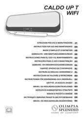 Olimpia splendid CALDO UP T WIFI Instrucciones Para El Uso Y El Mantenimiento