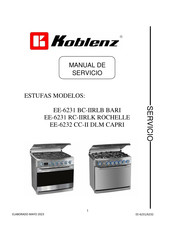 Koblenz EE-6231 BC-IIRLB BARI Manual De Servicio