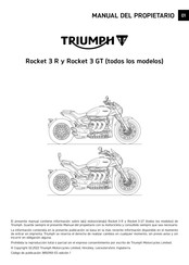 Triumph Rocket 3 GT Manual Del Propietário