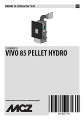 MCZ VIVO 85 PELLET HYDRO Manual De Instalacion Y Uso