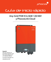 Phocos PSW-H-6.5kW-120/48V Guia De Inicio Rapido