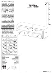 FMD Furniture TURBO 4 4023-004 Instrucciones De Montaje