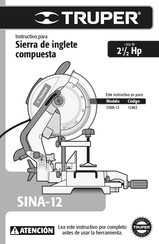 Truper SINA-12 Instructivo