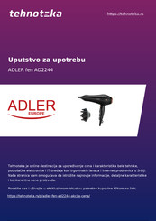 Adler europe AD 2244 Manual De Uso