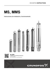 Grundfos MS Instrucciones De Instalación Y Funcionamiento