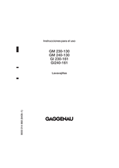 Gaggenau GM 240-130 Instrucciones Para El Uso
