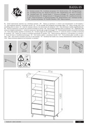 ML MEBLE BAHA 05 Instrucciones De Montaje