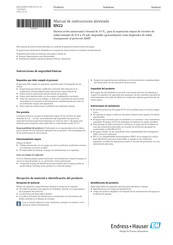 Endress+Hauser RN22 Manual De Instrucciones Abreviado