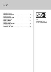 Mesto 3237 Serie Instrucciones De Uso