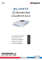 Bergstrom SLIMFIT Actros MP5 Euro 6 Instrucciones De Montaje