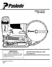 Paslode CS150 Manual De Operación