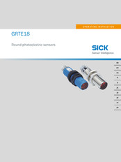 SICK GRTE18 Instrucciones De Operación